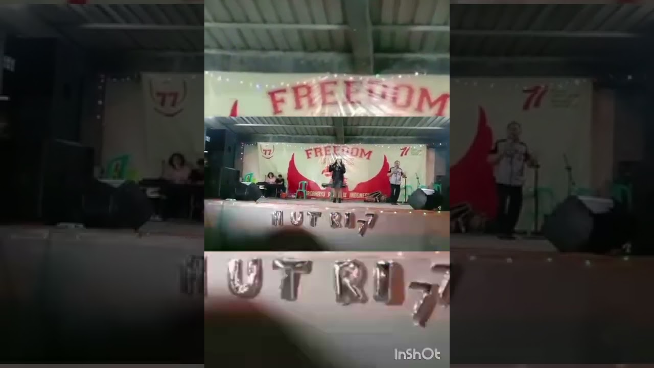 Neng geulis & tua tua keladi @Malam Hiburan of Freedom HUT RI ke 77
