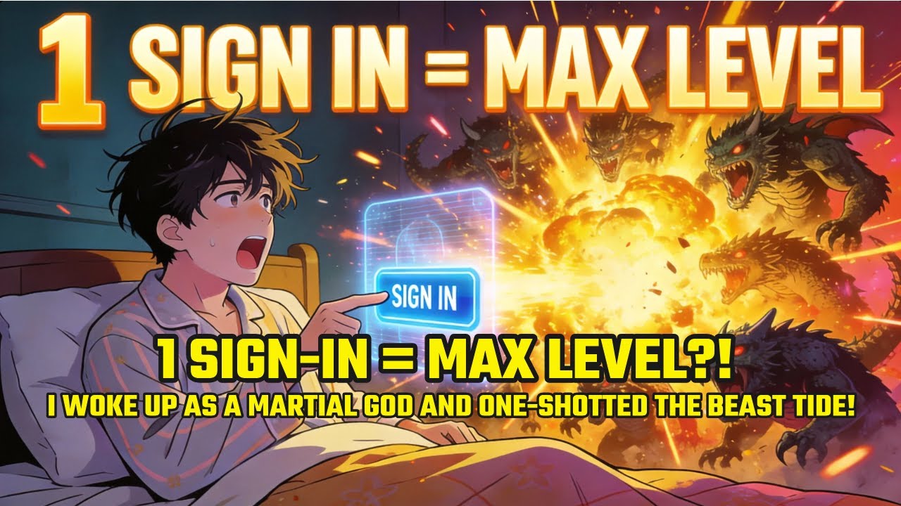 1 Sign-In = MAX LEVEL?! I Woke Up As A 'Martial God' And One-Shotted The Beast Tide!