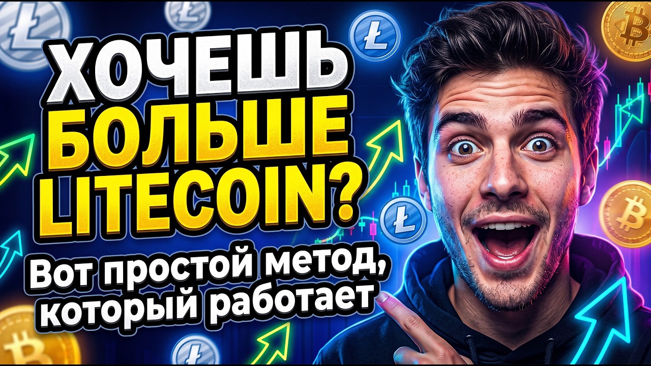😮 Хочешь больше Litecoin ? Вот простой метод, который работает✔