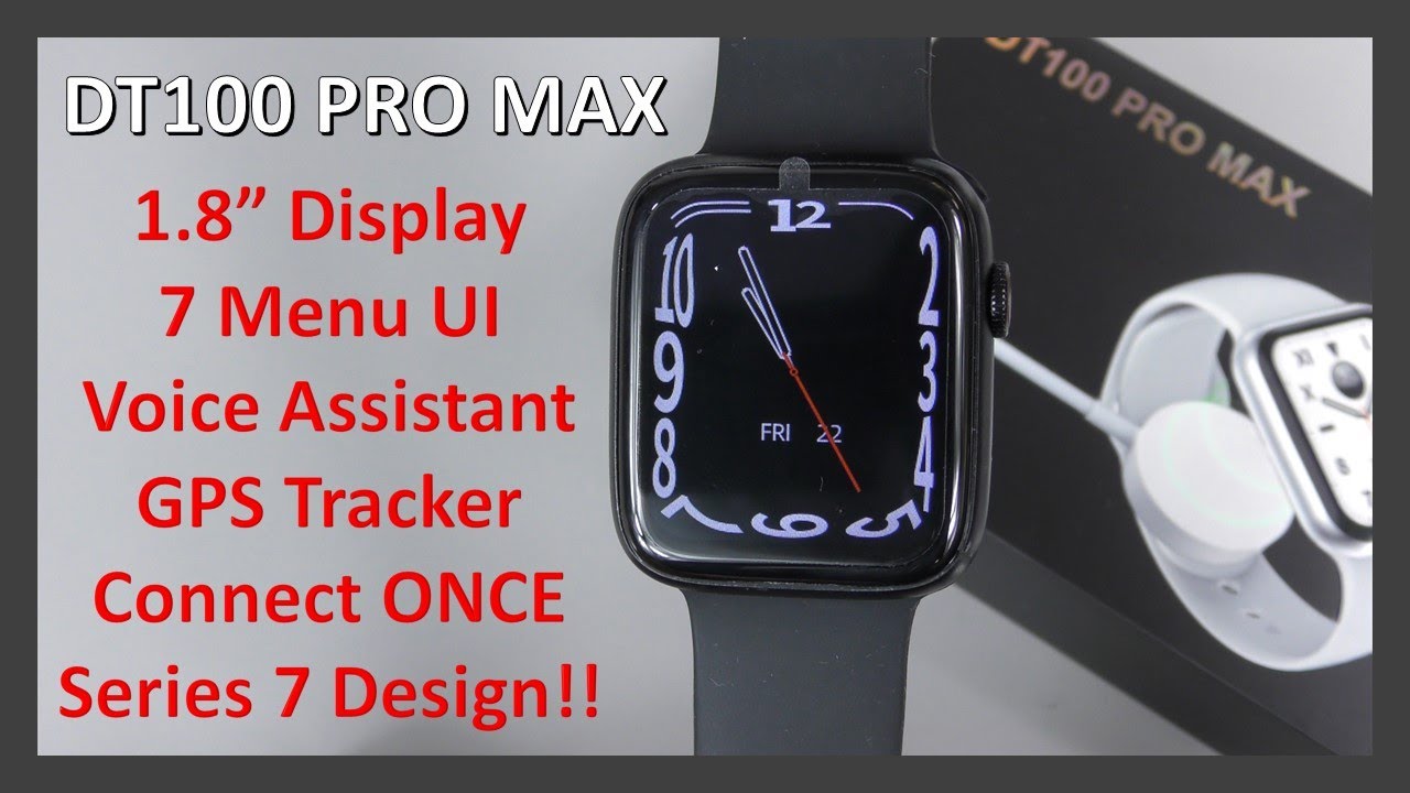 DT100 Pro Max Smartwatch With FULL SCREEN, SiRi Feature & Much More