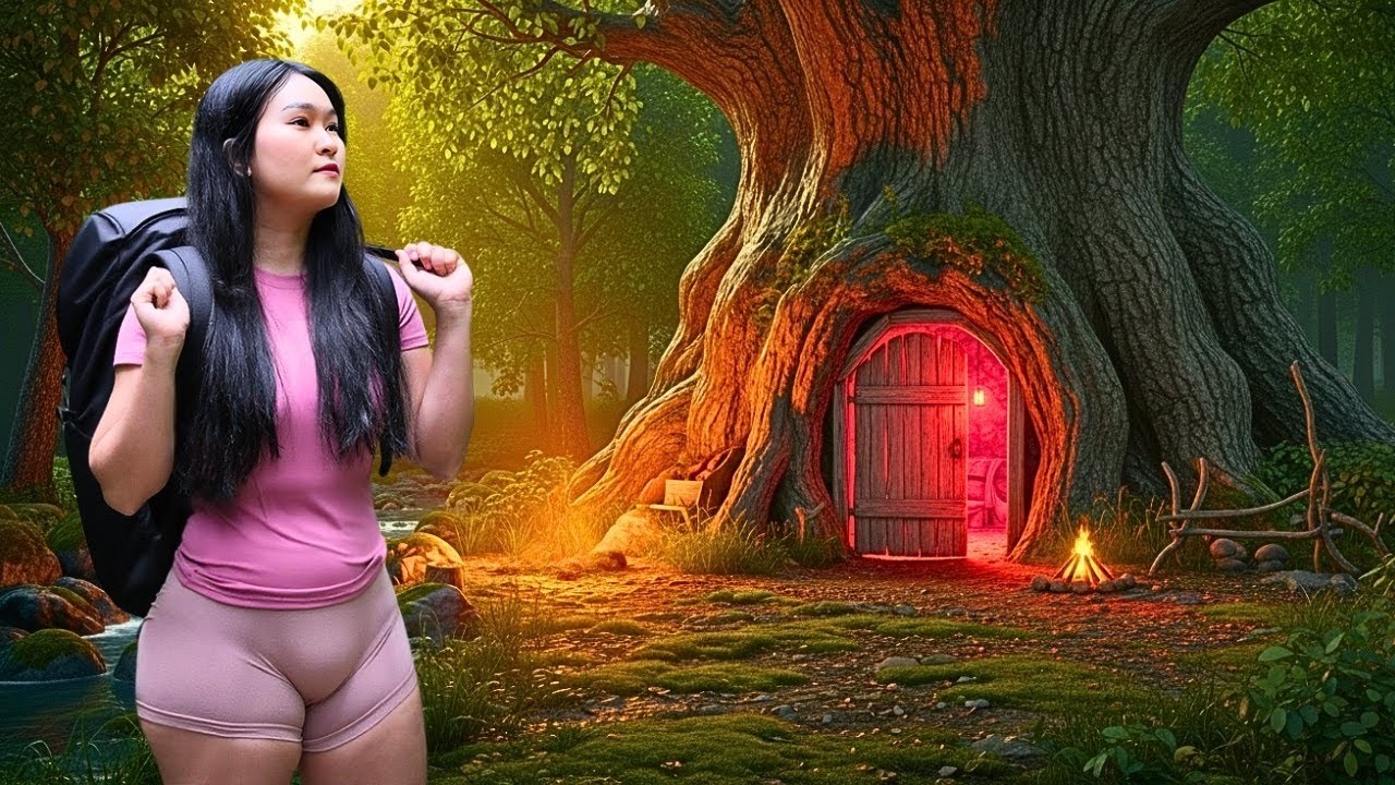 Timelapse : 30 Days Solo Camping Survival: Beautiful Girl Builds Shelter & Cooks in the Wild