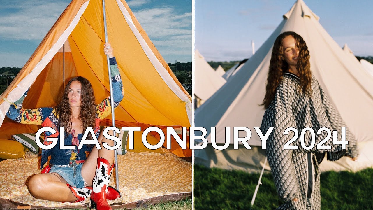 GLASTONBURY FESTIVAL, ILL NEVER CAMP UNLESS ITS LIKE THIS…🏕️ | SARAH LYSANDER