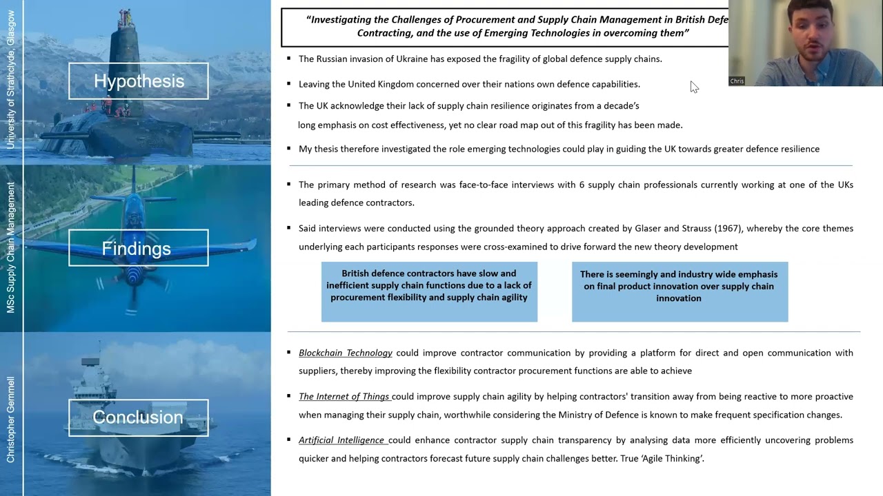Challenges of Procurement & Supply Chain Management in British Defense Contracting