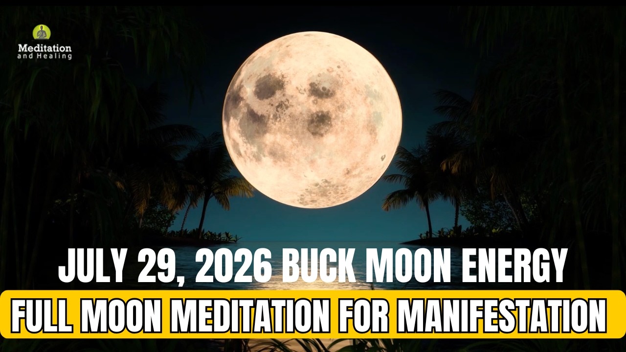 Full Moon Meditation for Manifestation | July 29, 2026 Buck Moon Energy