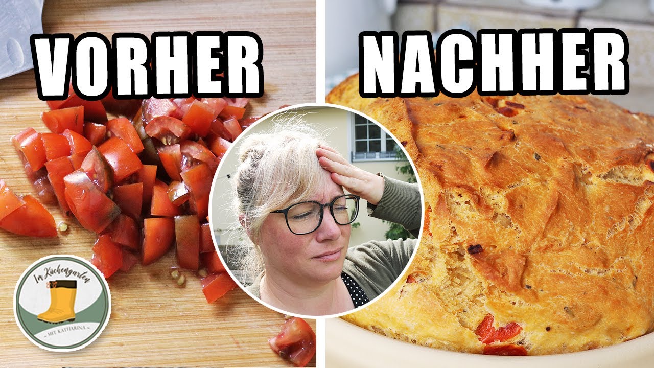 🍅🚨 NOTERNTE und was damit anfangen | So EINFACH geht knuspriges, mediterranes Tomatenbrot