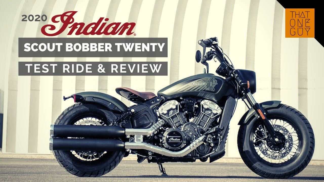 2020 Indian Scout Bobber Twenty test ride and review | Long Beach - Progressive IMS
