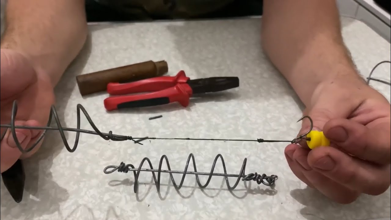 Como fazer  MOLA cevadeira para pesca de carpa