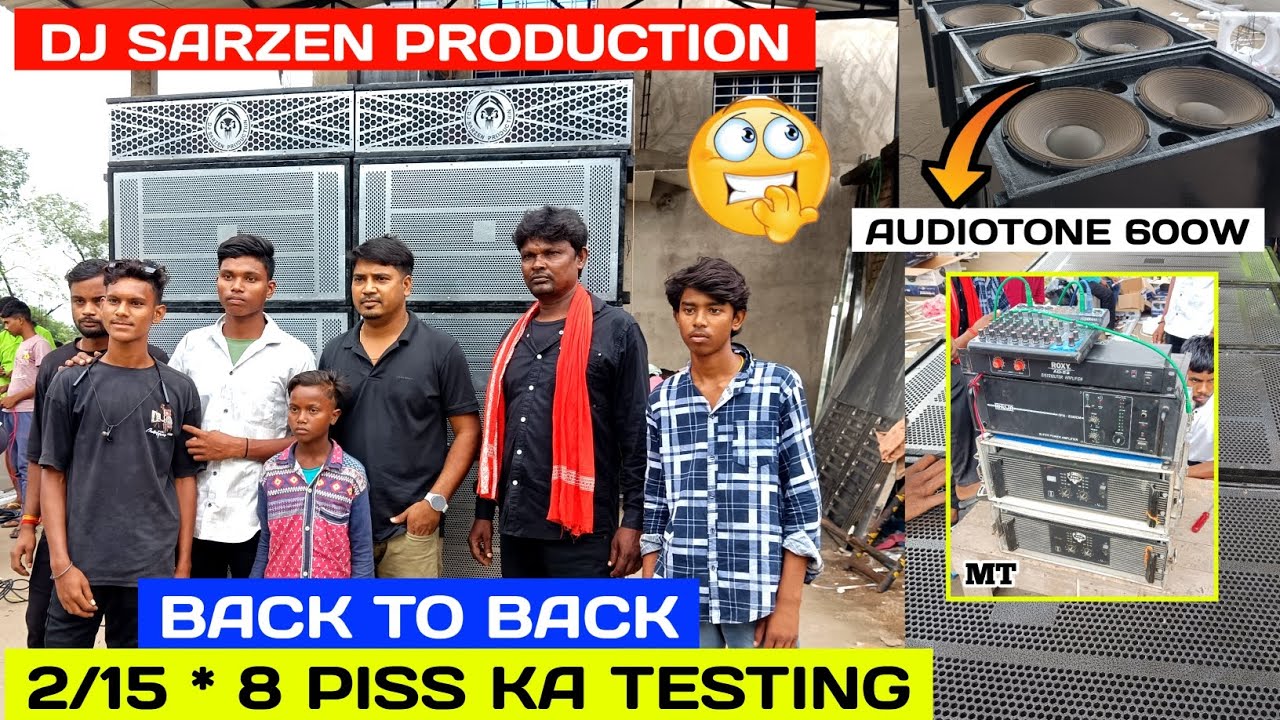 Back To Back Dj SarZen Production || 2/15  8 Piss Ka  Feting & Testing Video 👍
