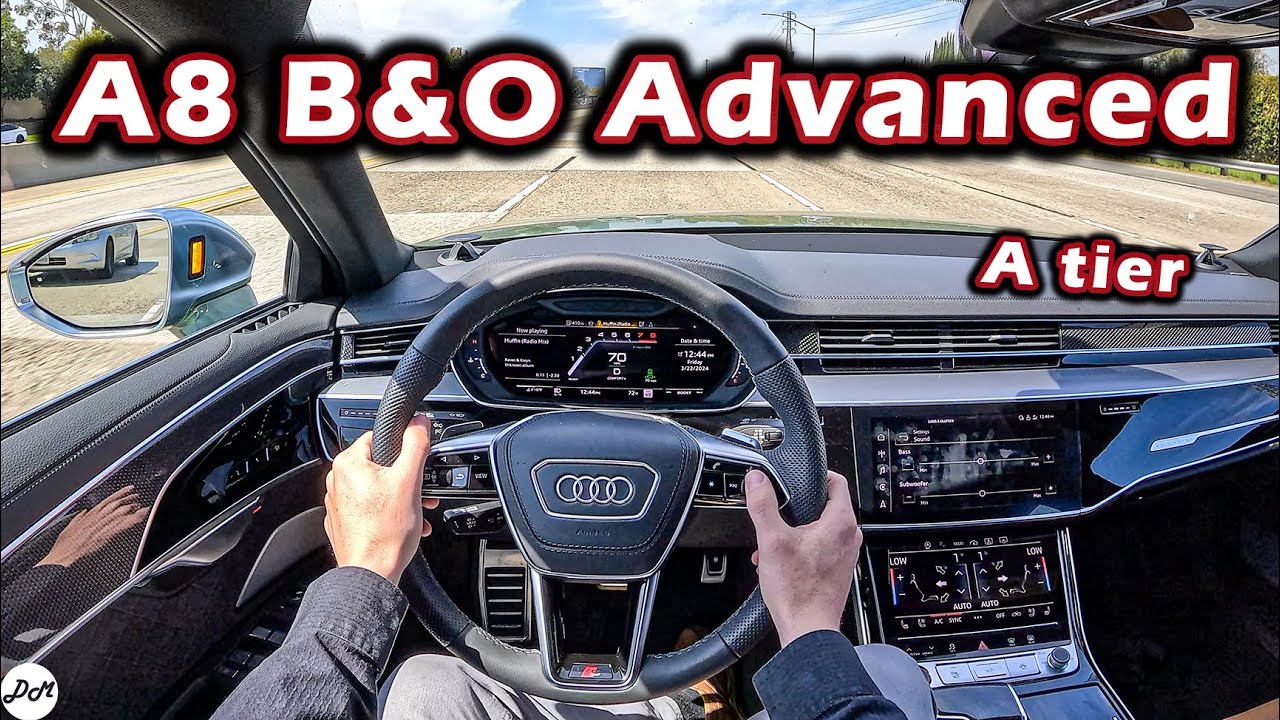 Audi A8/S8 2024 года – Обзор звуковой системы Bang & Olufsen 3D Advanced с 23 динамиками