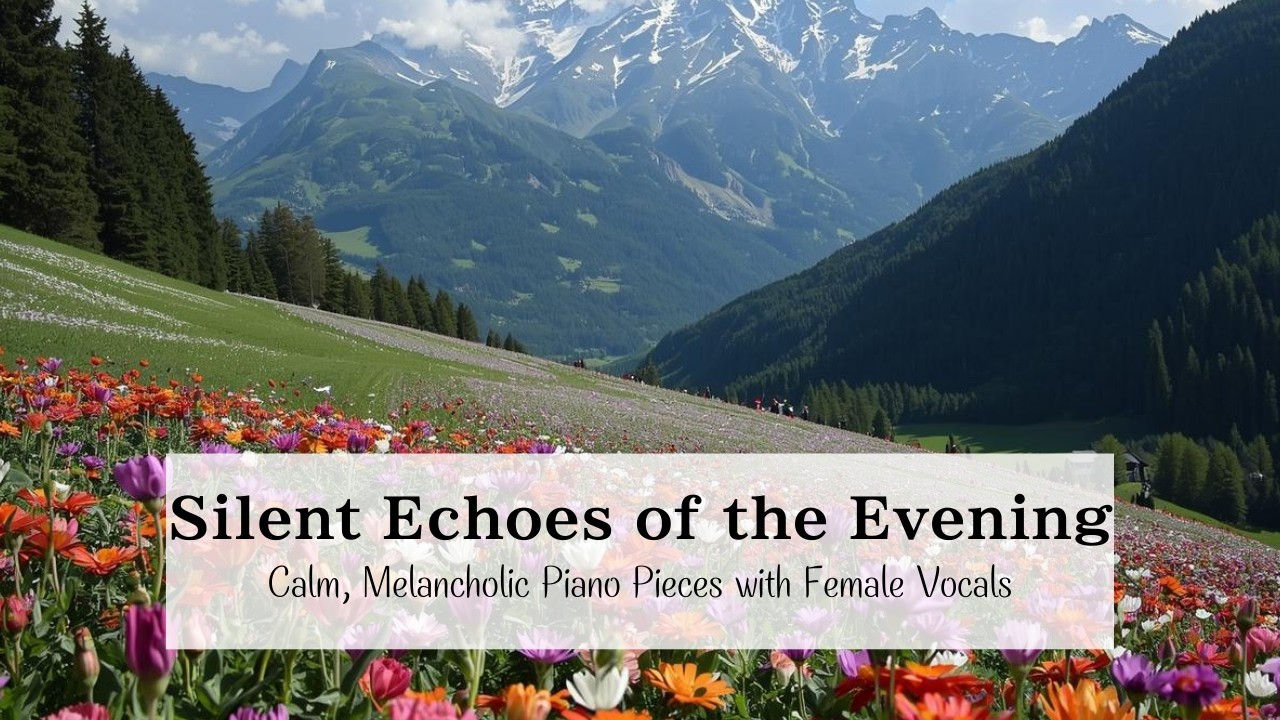【4時間哀愁の旋律】Silent Echoes of the Evening 静けさと余白のモダン・クラシカル・ピアノ |  女性ボーカル