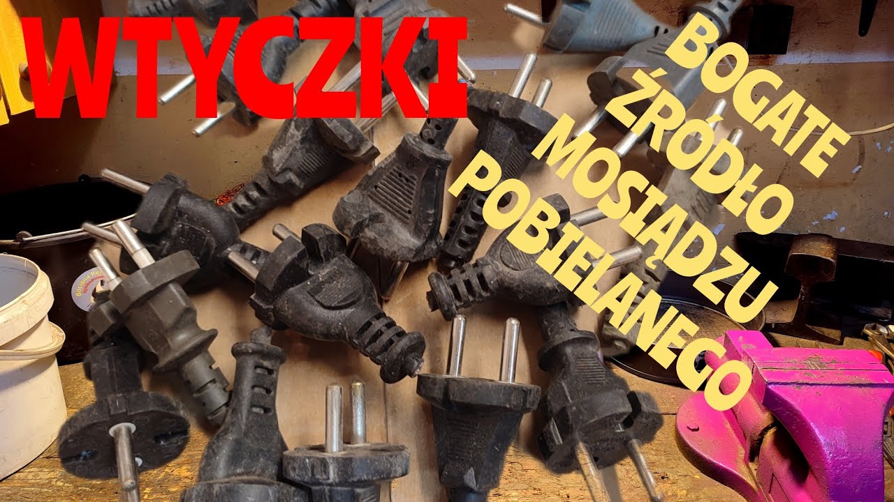 WTYCZKI źródło mosiądzu pobielanego