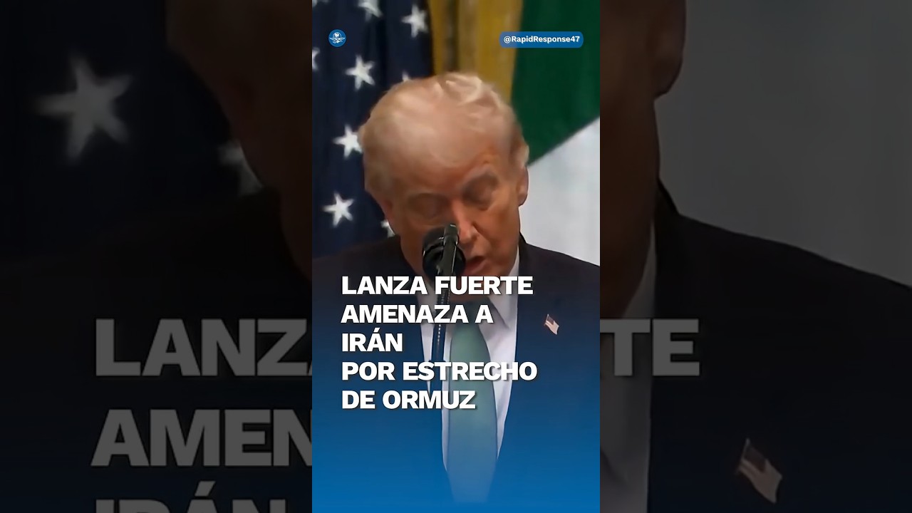Trump advierte ataques a centrales el&eacute;ctricas de Ir&aacute;n si no abren Estrecho de Ormuz #shorts