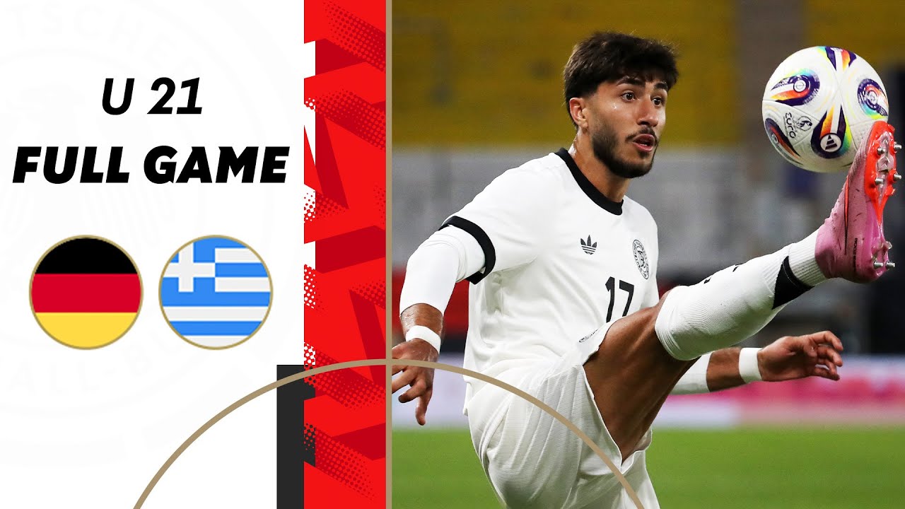 Germany vs. Greece | Full Game | Under-21 – EURO Qualifiers