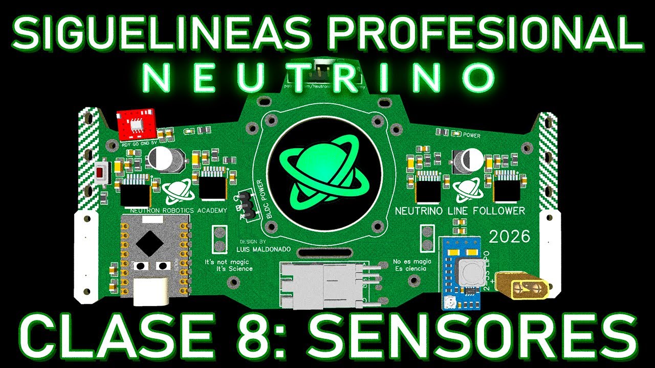 TUTORIAL SIGUELINEAS PROFESIONAL NEUTRINO - CLASE #8 SENSORES