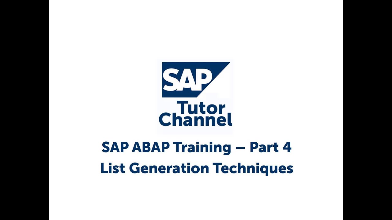List Generation Techniques