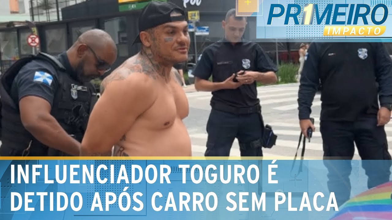 Influenciador Toguro é detido após desacato contra agentes de trânsito | Primeiro Impacto (10/01/25)