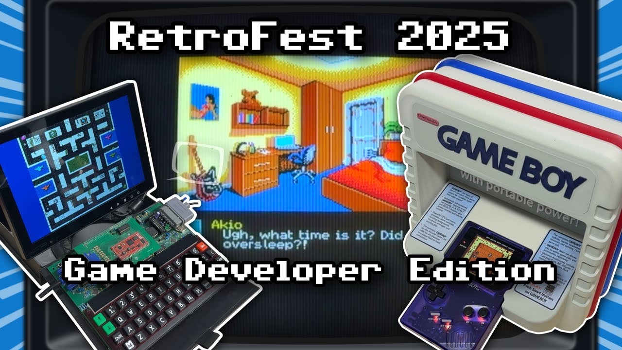Разработчики игр на фестивале Retro Computer Festival 2025