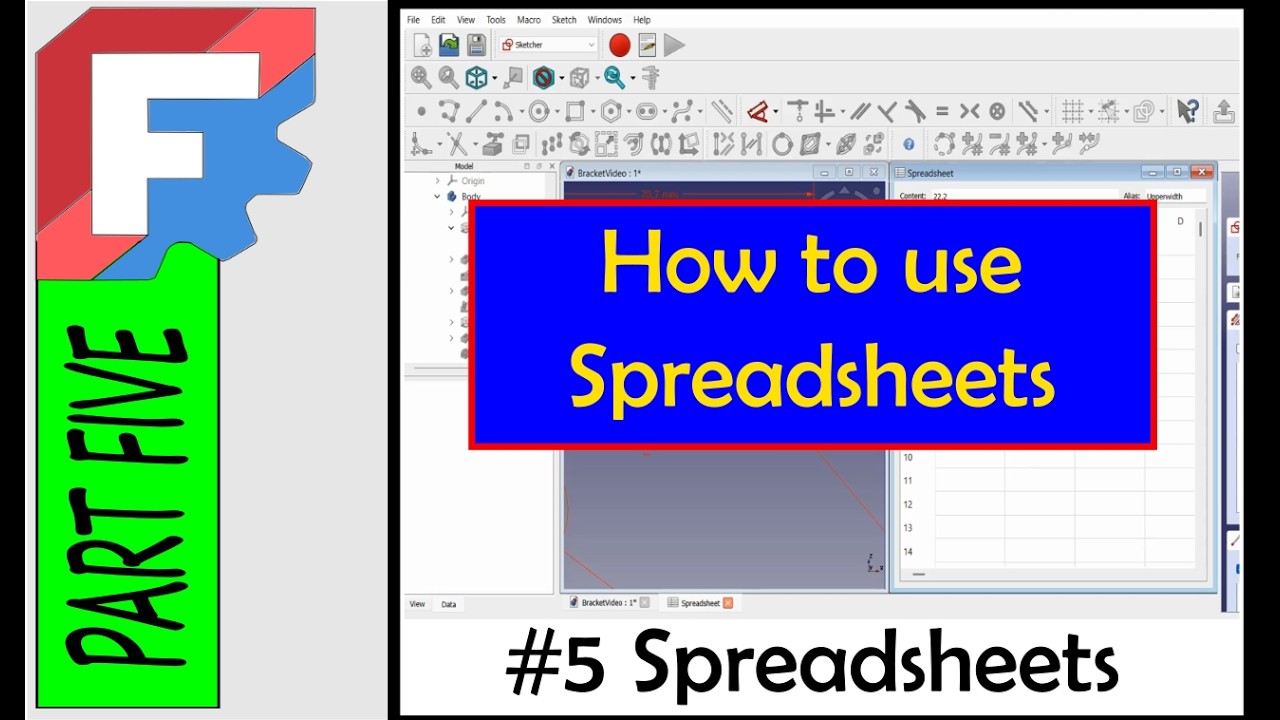 An Introduction to FreeCAD 1.0 Part 5 #freecad #cad #design #sketcher