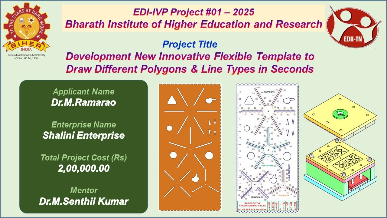 New Innovative Flexible Template to Draw Different Polygons