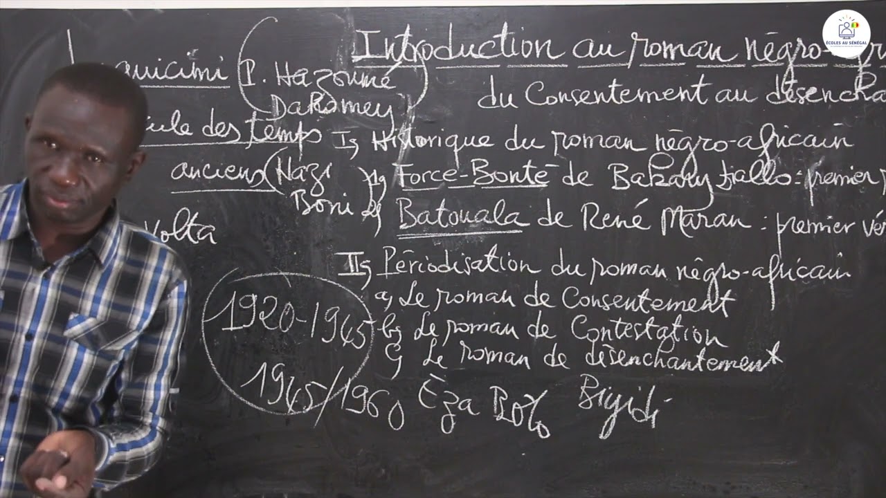 Cours - Première - Français : Introduction au roman négro-africain / Suite 4 / M. Ba