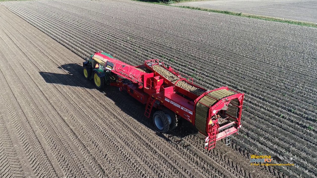 Aardappelrooien met GRIMME SV 260 Visbeek Marrum