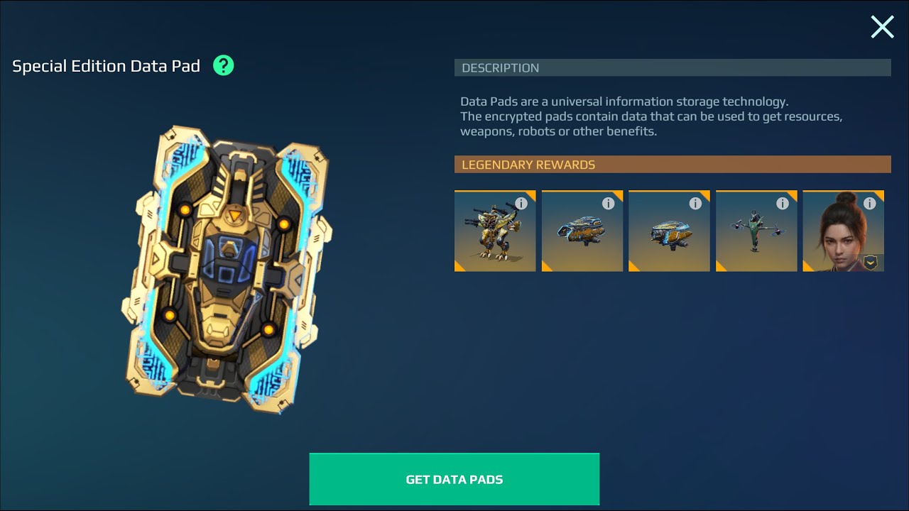 DO NOT BUY THE AMMIT DATA PADS IN WAR ROBOTS