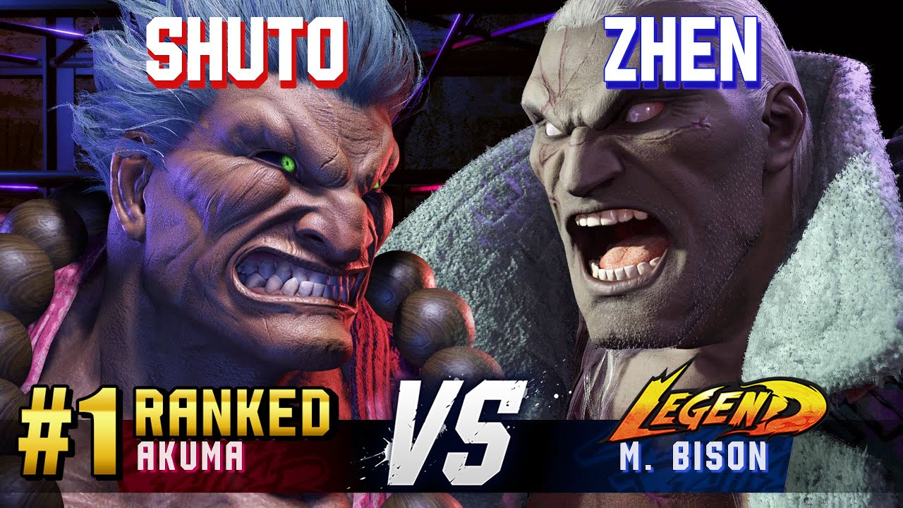 SF6 ▰ SHUTO (#1 Ranked Akuma) vs ZHEN (M.Bison) ▰ High Level Gameplay
