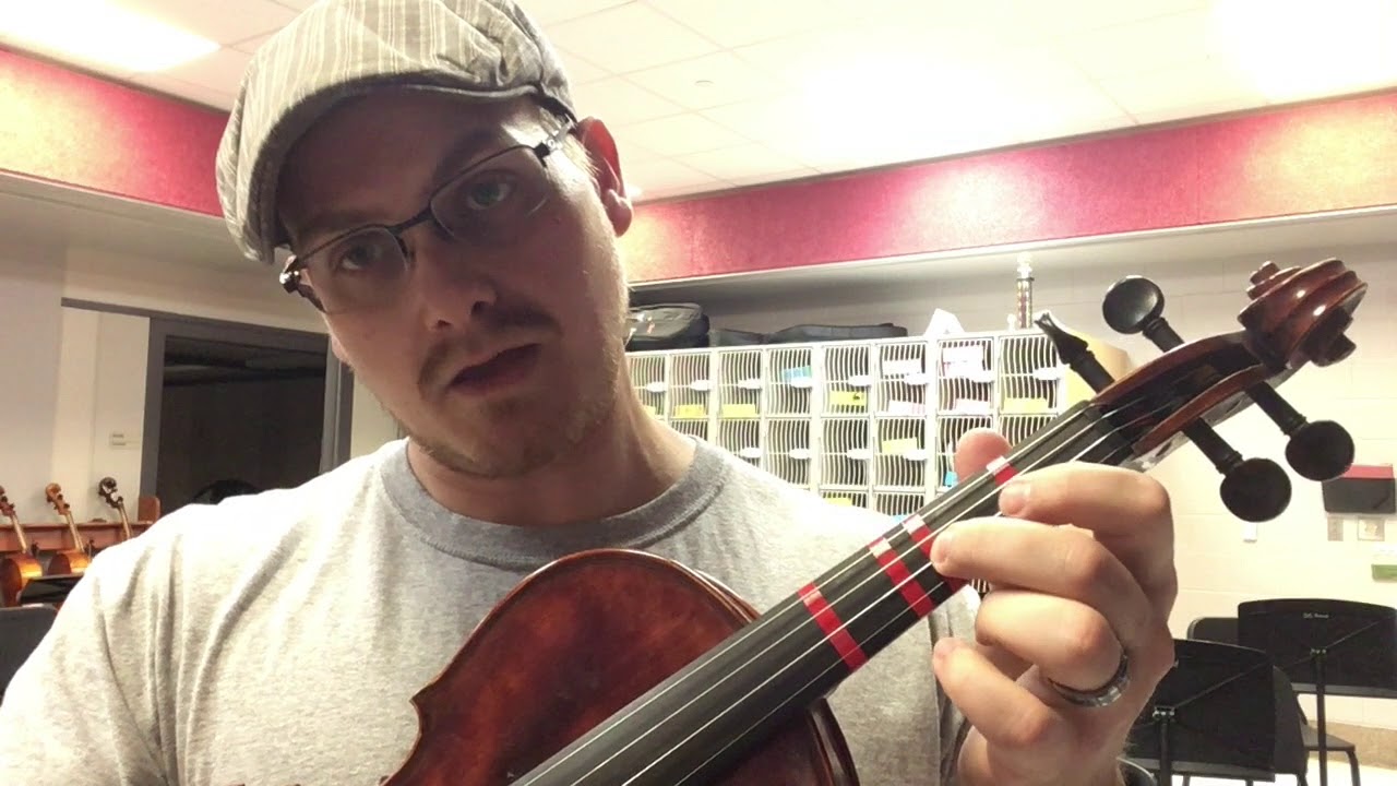 Violin - D major scale & arpeggio 2 octaves