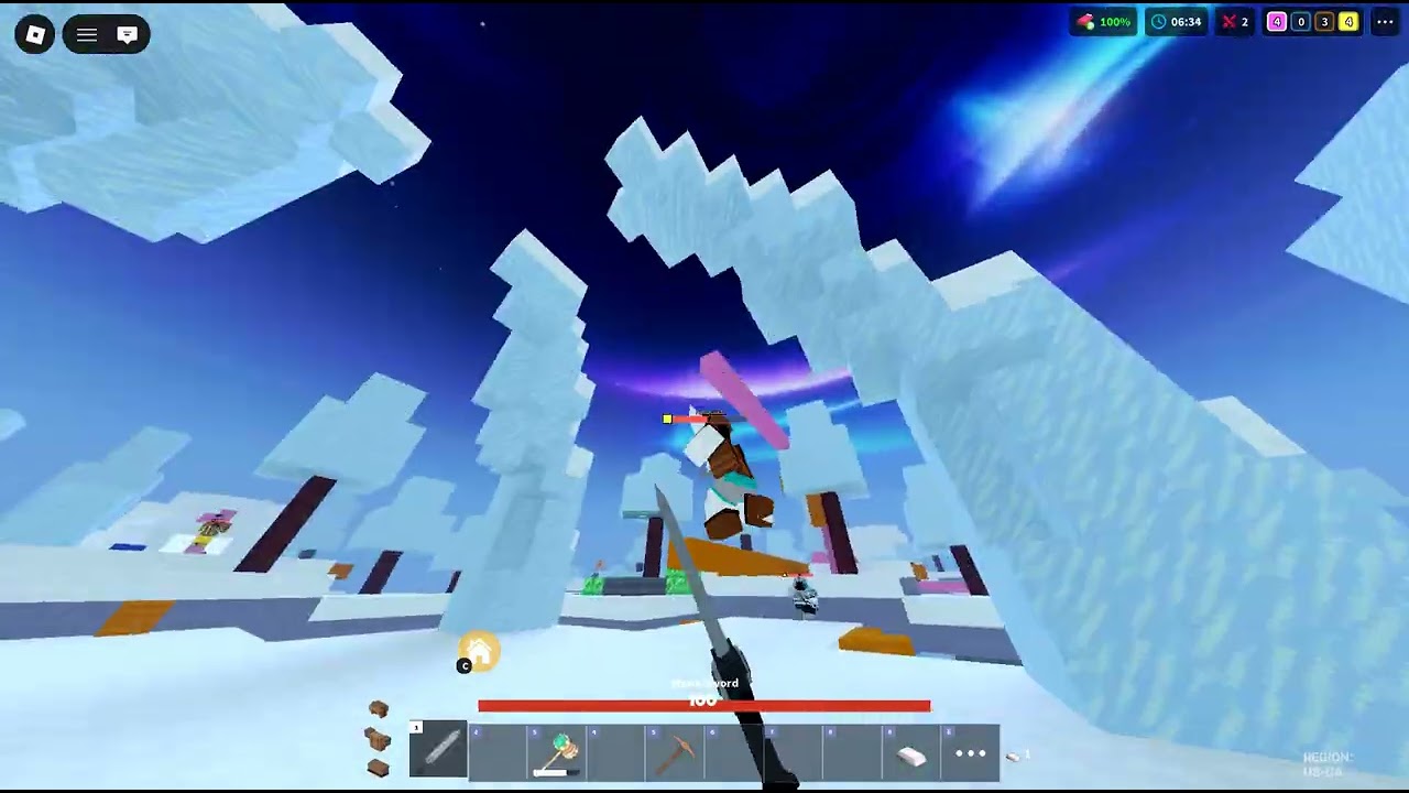 Exposing a hacker? in roblox bedwars