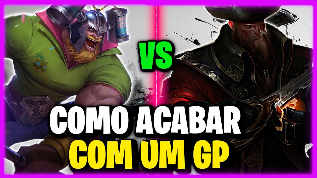 OLAF &Eacute; BONECO PARA ACABAR COM UM GP TOP | League of Legends | OLAF VS GANGPLANK
