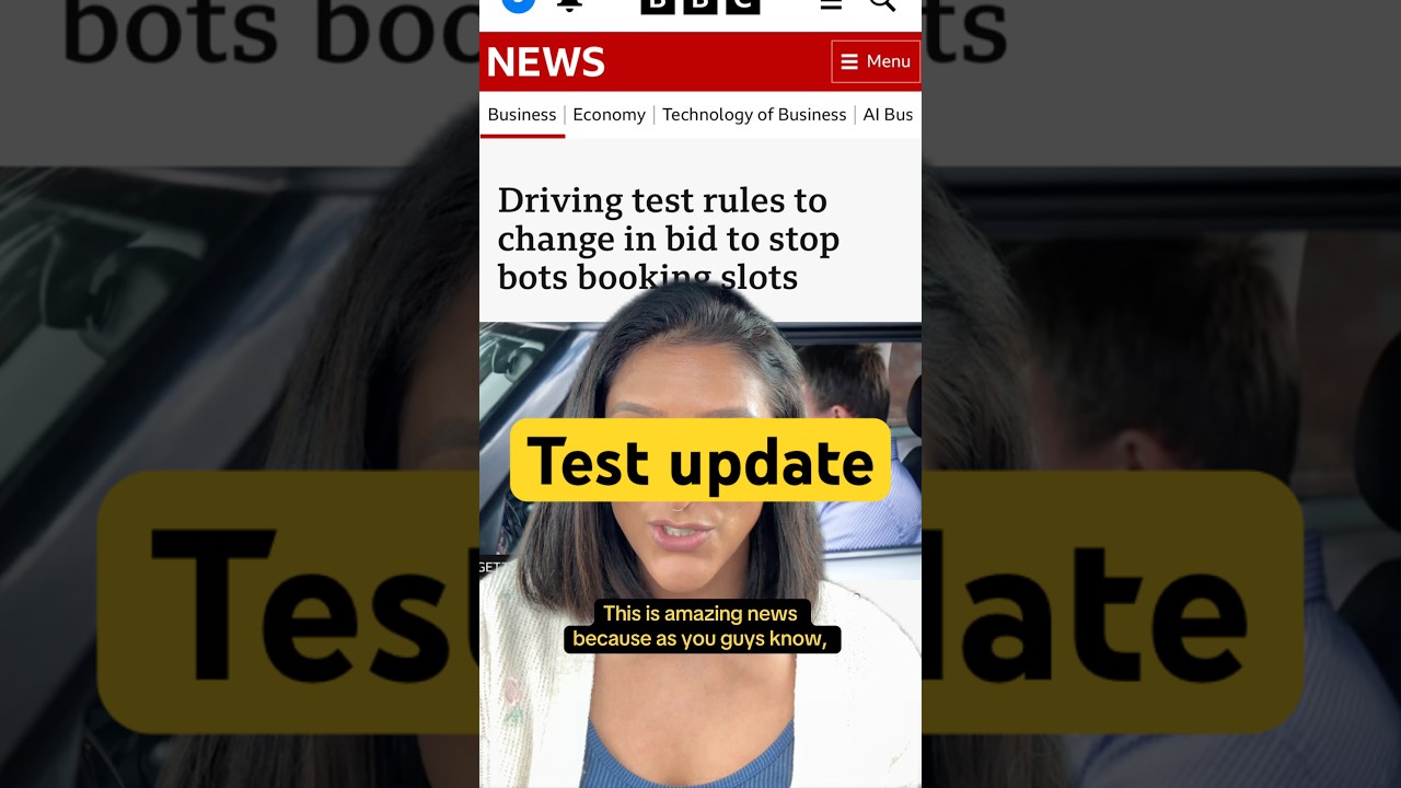 DRIVING TEST UPDATE 🎆 👏 #driving #car #test #uk