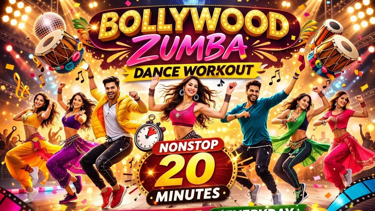 Burn Calories in 20 Minutes! 🔥 Bollywood Zumba Non Stop Dance Workout 💃