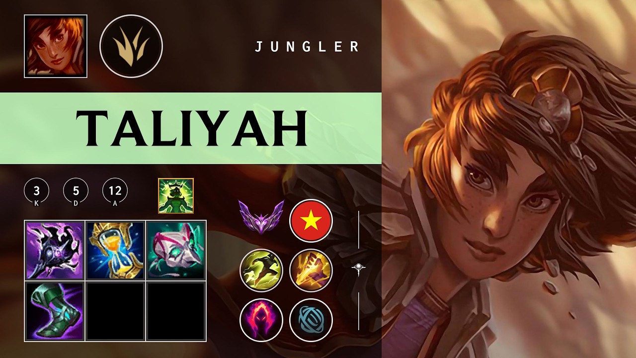 Taliyah Jungle vs Lee Sin - VN Master Patch 26.03