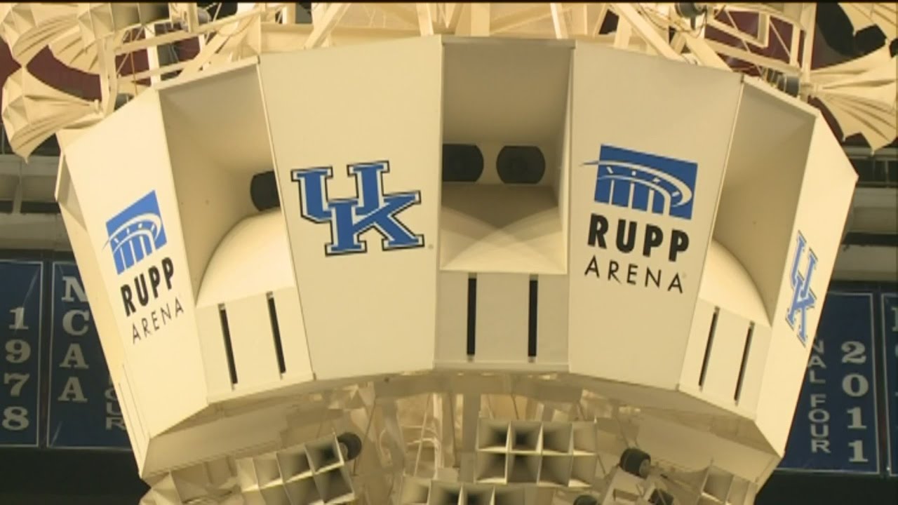 'Big Bertha' removed from Rupp Arena's rafters