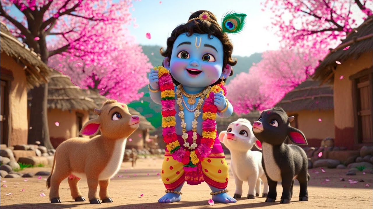 छोटी छोटी गैया छोटे छोटे ग्वाल। Choti Choti Gaiya Chote Chote Gwal। #kanha #krishna #krishnabhajan