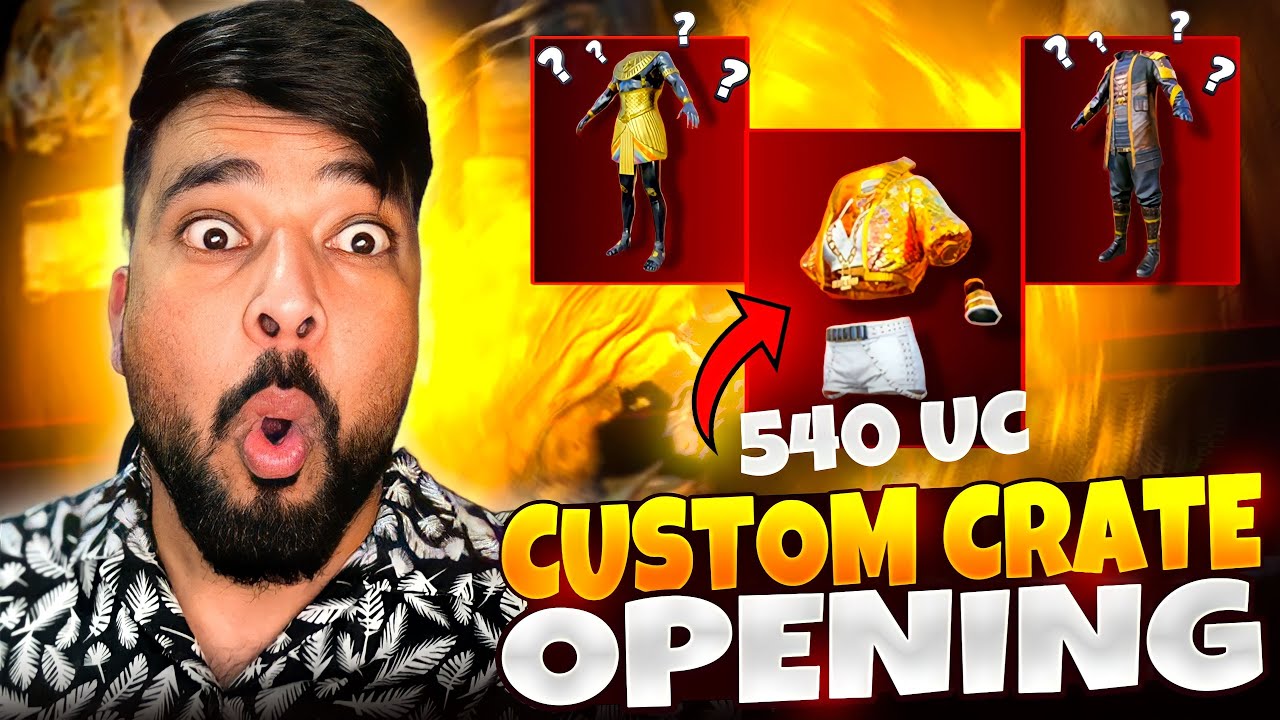 I GOT 3 MYTHICS IN 540 UC😳🔥 | NEW CUSTOM CRATE OPENING
