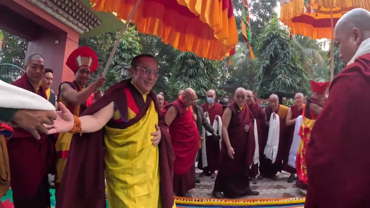 Welcome Bodhgaya Tai Situpa Rinpoche 🙏🙏🙏