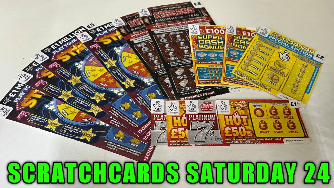 Scratchcard Saturday 24 2022