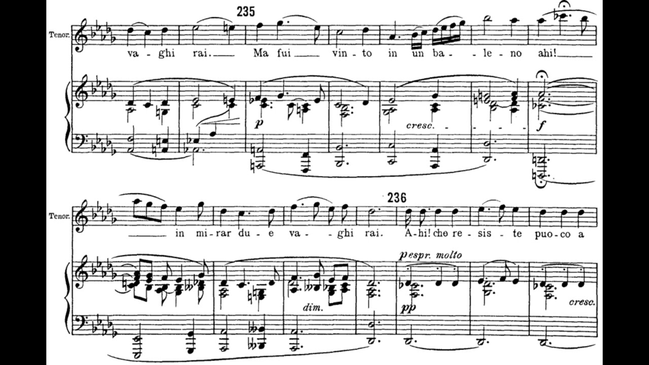 Di rigori armato (Der Rosenkavalier - R. Strauss) Score Animation
