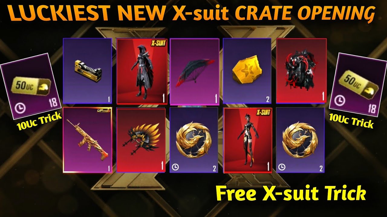 Blood Raven X-suit CRATE OPENING😍BGMI NEW X SUIT CRATE OPENING😍FREE X SUIT GIVEAWAY PARTICIPATE🎁