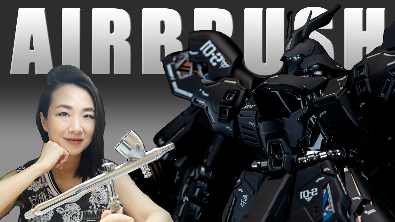 Основы аэрографии 03: Как наносить аэрографическую краску Gunpla