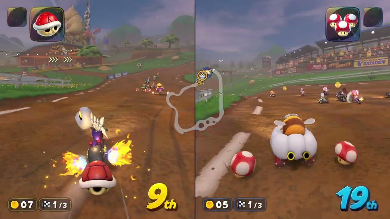 Mario Kart World: Lightning Cup - 100cc (Splitscreen)