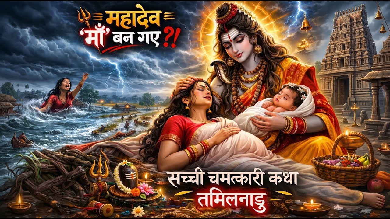 महादेव खुद माँ बनकर आए 😭 | सच्ची शिव भक्त की चमत्कारी कहानी | Har Har Mahadev | Thayumanavar Story