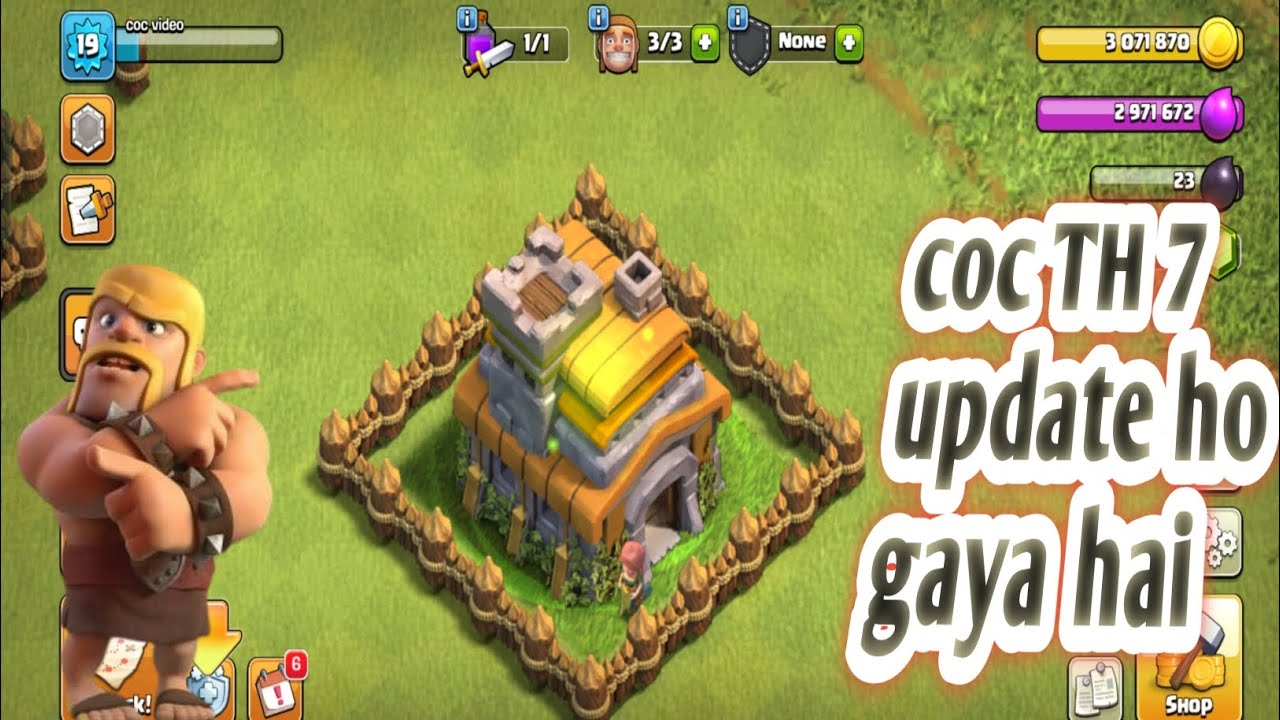 TH 7 Reached in Clash of Clans | New Defenses Dragons Unlocked coc002 gaming coc gaming video 