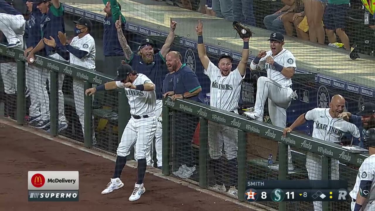 БЕЗУМНЫЙ БОЛЬШОЙ ШЛЕМ от MARINERS! Клатч GS от M выводит их вперёд от Astros в безумной игре!