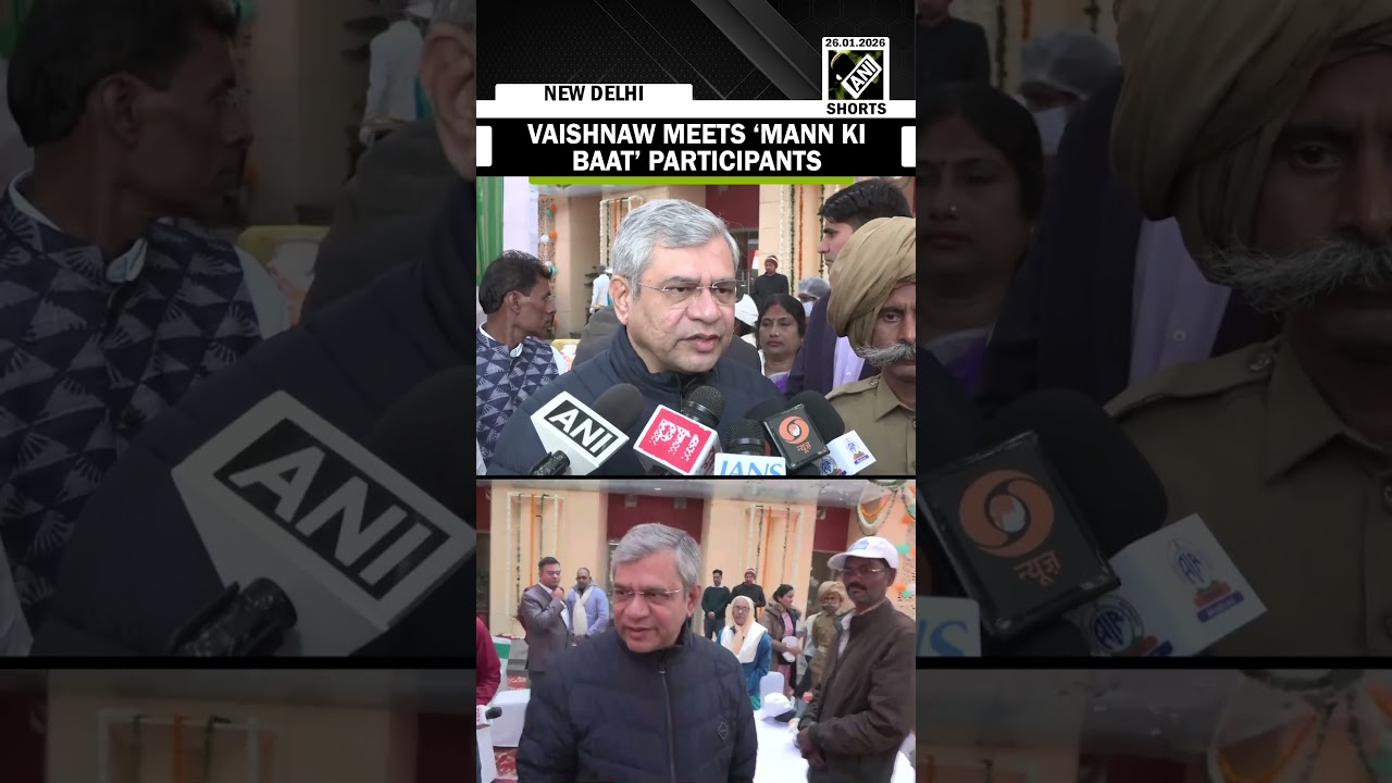 Union Minister Ashwini Vaishnaw interacts with participants of PM Modi&rsquo;s Mann Ki Baat