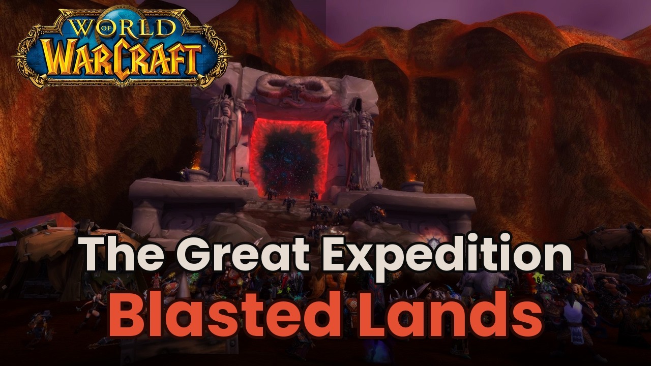 The Great Expedition - Blasted Lands | World of Warcraft Ambience, The Dark Portal, No Commentary