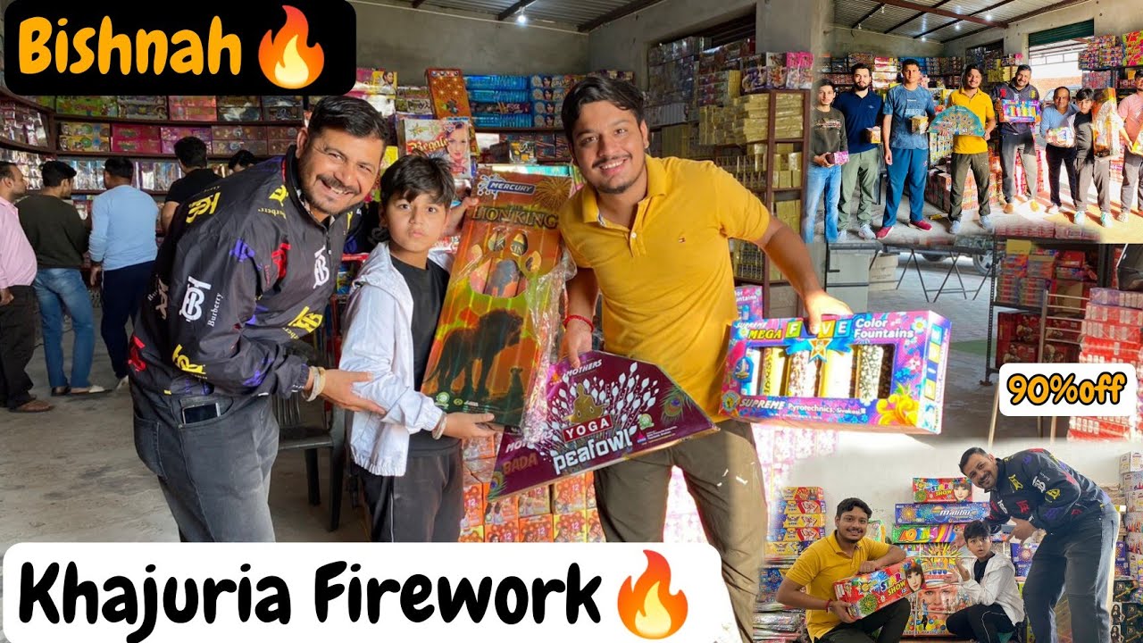 Khajuria Firework In Bishnah (Unique Crackers 2023)🔥 #diwali2023