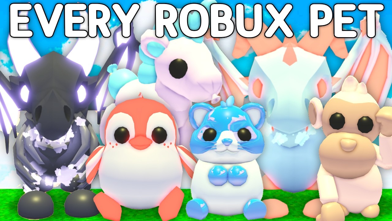 I Bought EVERY Robux Pet In Adopt Me
