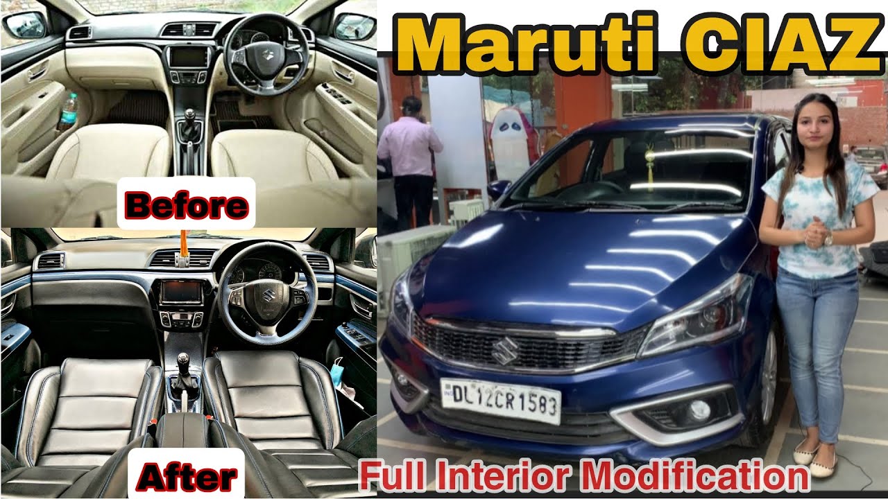 MARUTI CIAZ MODIFIED WITH MULTICOLOR STAR LIGHT N COMPLETE INTERIOR MODIFICATION 📞7271939393